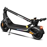 RS300 Trotinette Électrique Pliable, 650W/25km/h, Batterie 36V10.4Ah, Autonomie 40km, Pneu 10 Pouces, Frein Tambour & Frein Électronique, Déverrouillage par Empreinte Digitale, Charge Maximale 120kg