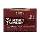 Rinse Bath & Body Cabernet Natural Handmade Soap Boxed