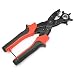 Oalas Easily Using DIY Hand Made Leather Belt Simple Versatile Hole Punch Plier 6 Size Head Revolves for Wallets Handbag Fabrics Purses Belts