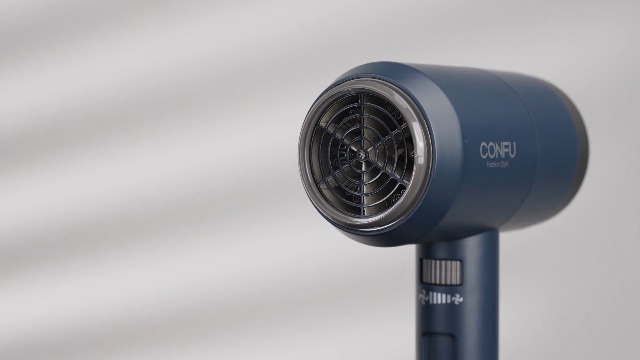 ION HAIR DRYER グレー ディフューザー付き Ion Hair Dryer with Diffuser, 21,000 rpm Quick-Drying Hair Dryer
