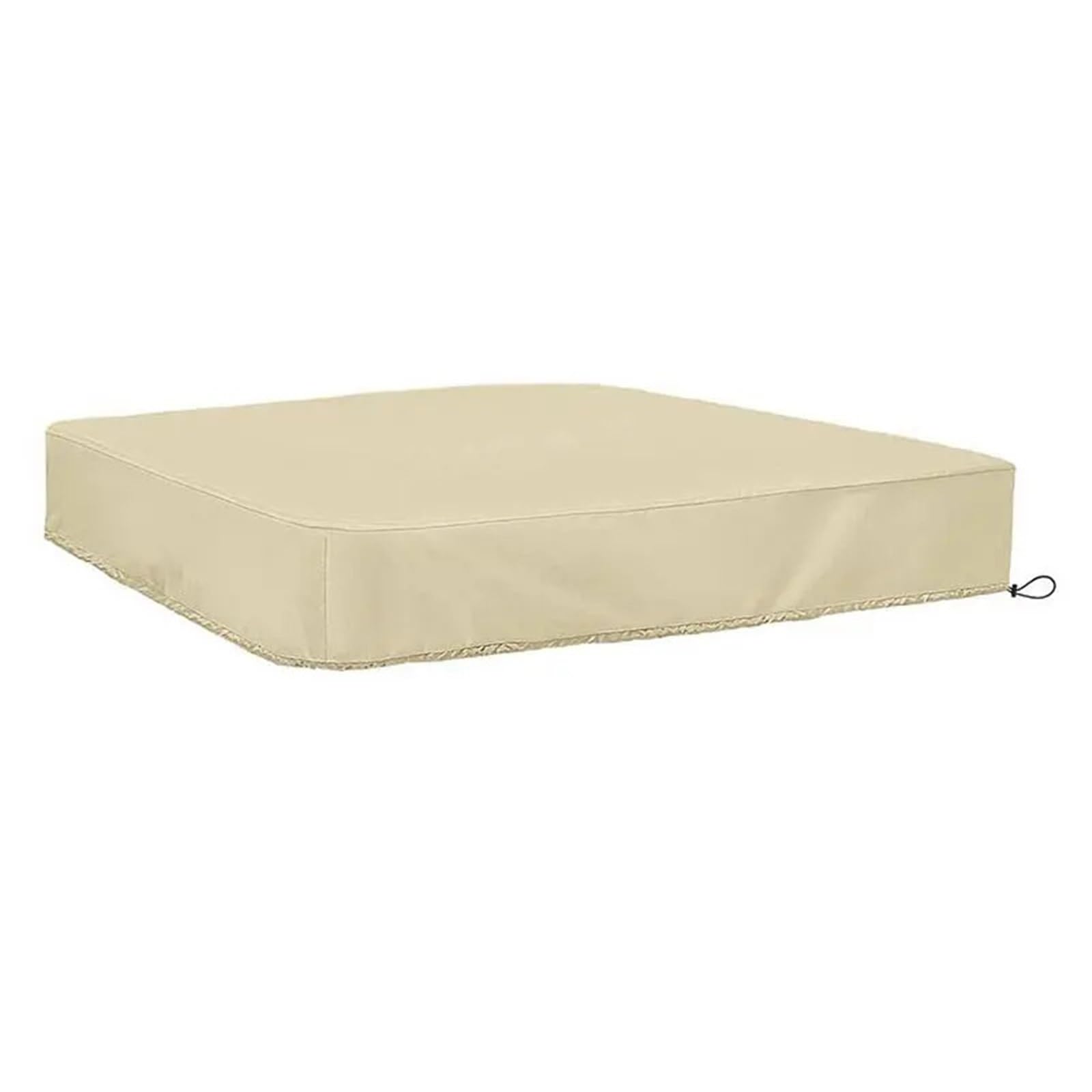 Couvercle de bac à Sable Accessoires de Jardinage Housse bac à Sable Beige Installation Facile(200x200x20cm)