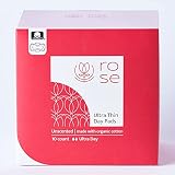 ROSE Organic Cotton Day Pads | Ultra Thin Pads with Wings | Perfect Absorbency | Ultra-Absorbent San