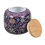 Entretien facile : la surface émaillée du récipient de conservation en céramique résiste aux taches, ce qui le rend facile à nettoyer et esthétique pour une utilisation quotidienne à long terme. bocal en céramique hermétique, pots à épices hermétiques en céramique