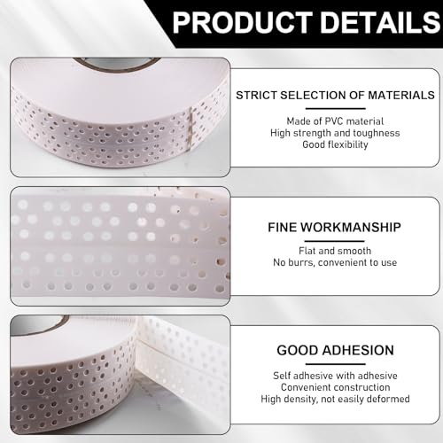Ruban de recouvrement de couture pour cloison sèche 2 rouleaux de 40m x 5cm autocollant