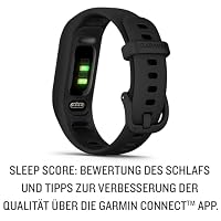 Garmin vívosmart 5 – Fitness-Tracker mit extragroßem OLED-Touchdisplay, Gesundheitsfunktion wie Schlafqualität und Herzfrequenzmessung. Bis zu 7 Tage Akkulaufzeit, wasserdicht und Notfallhilfe. – Ansicht 3