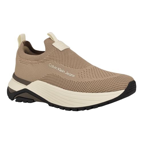 Calvin Klein Women's Alvea Sneaker, Light Natural 110, 7