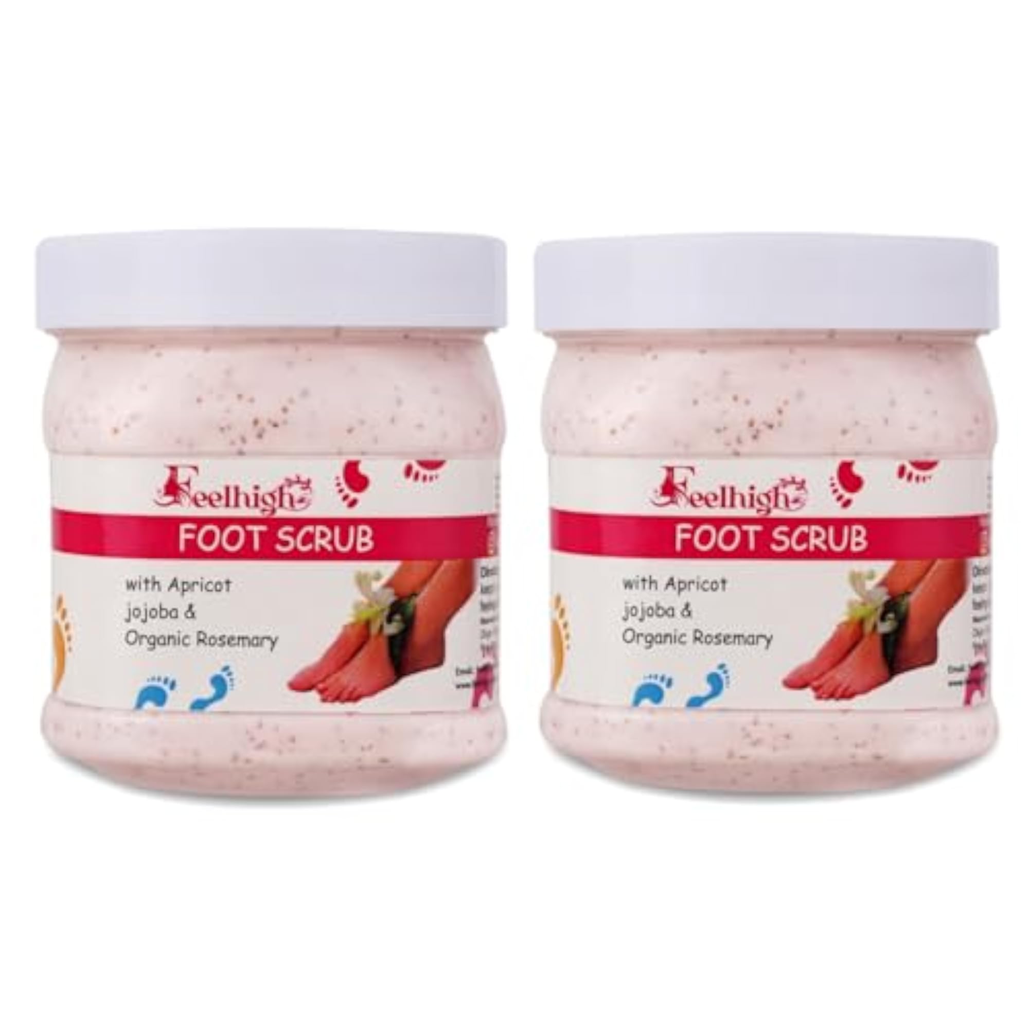Foot Scrub Combo with Apricot and Jojoba, Feet Care