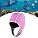harayaa Diving Cap Neoprene Scuba Diving Hood Swimming Cap Waterproof Head Cover with Chin Strap Provides Sun Protection and Quick Dry Suitable for Water SPOR, Pink