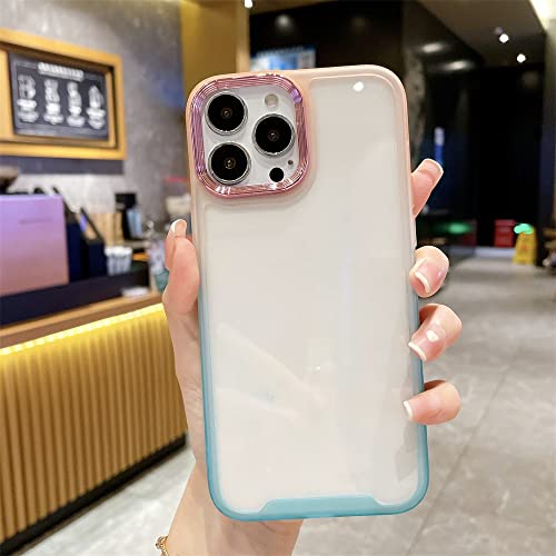 Coque iPhone XR antichoc dégradé transparent anti-rayure pour objectif photo