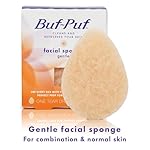 Buf-Puf Gentle Facial Sponge, Dermatologist Developed, Removes Deep Down Dirt & Makeup That Causes Breakouts and Blackheads, Reusable, Exfoliating, 1 Count - Image 2