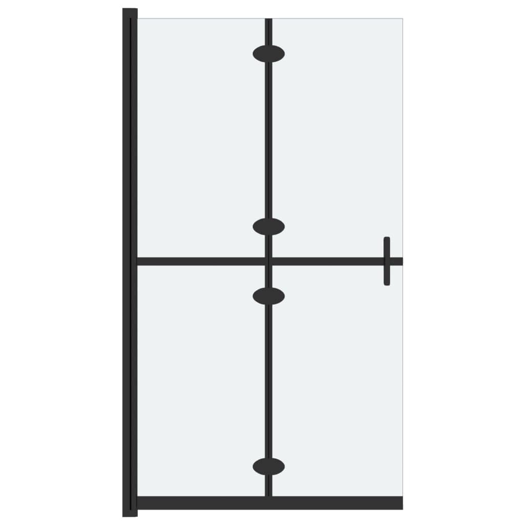 Paroi de douche pliable en verre ESG 70x190 battante gain de place