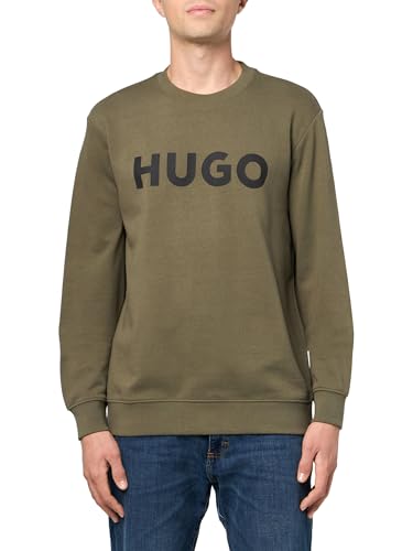 HUGO Men's Big Logo Pullover Sweatshirt