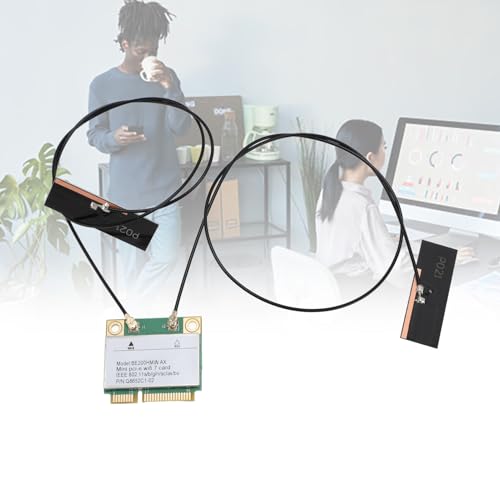 Carte WiFi 7 Mini PCI-E Plus de Latence Réseau PC Portable BT5.4