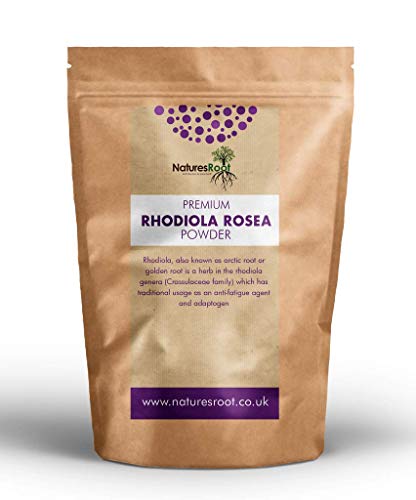 Nature’s Root Rhodiola Rosea Powder 250g - Adaptogenic Superfood | Energy Booster| Golden Root | 100% Vegan | High-Dose