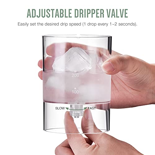 Soulhand Ice Drip Coffee Maker 10oz - Cold Brew Coffee Dripper Slow Cold Drip Iced Coffee Concentrate Brewer with… – Bild 5