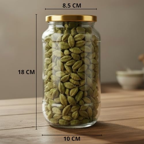 Image of ginoya brothers - Kitchen Glass Jar (5, 1000 Ml. Jar)