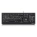 Produktbild Perixx PERIBOARD-321 Rückbeleuchtete Trackball Tastatur - USB - Vollformat - 10 Multimedia Tasten - QWERTZ Deutsches Layout