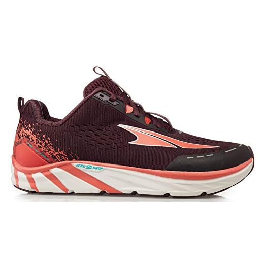 ALTRA Women's ALW1937F Torin 4 Road Running Shoe, Plum/Coral - 5.5 M US