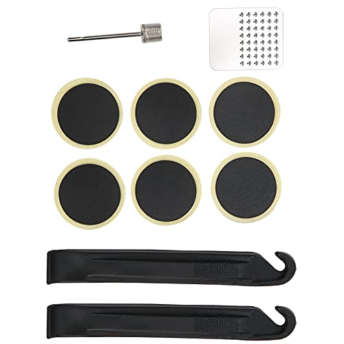 01 Tyre Glueless Patch, Small Lightweight Inner Tube Repair Kit Plastic+Steel for Fixed Gear Bikes for Repair Tool Kit