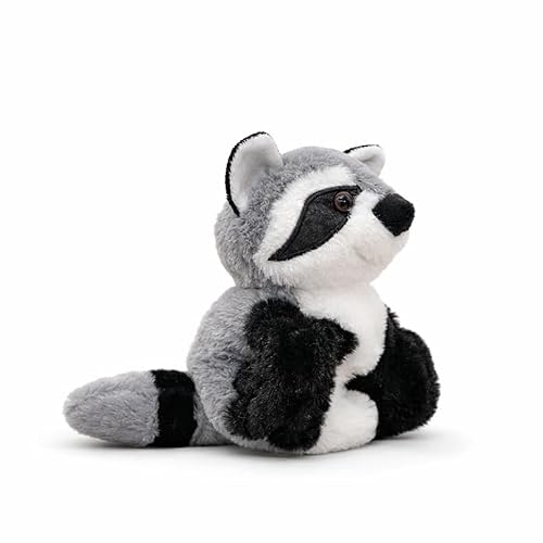UPUNITOZ Kids Soft Racoon Stuffed Toy Slap Bands Wristbands | Cute Plush Grey Racoon Wearable Toy Bracelet for Girls and Boys | Birthday Party Favors, Return Gifts, Stocking Stuffers