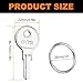CH751 RV Keys for RV Campers Cabinets Push Locks, Spare Keys Suitable for Camper Door Lock T-Handles Shells Tool Boxes (4 Pack)