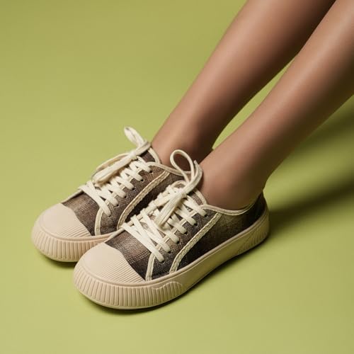 Image of Theater Wicked Brothers Lace-Up Sneakers for Women | Casual Shoes with Cushioned Insole