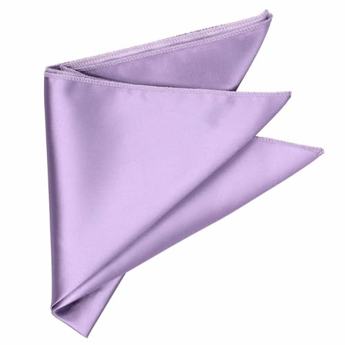 Image of tiemart Solid Color Pocket Squares for Men | For Suits, Perfect for Wedding Parties, 12 x 12 inch / 30 x 30 cm