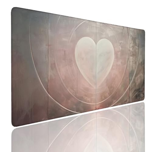 Tapis de bureau gaming décoratif motif Heart pour sublimer votre setup
