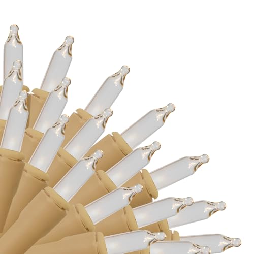 Brite Star 50 Lt Designer Series Mini Lights, Clear, Champagne Wire