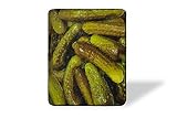 Just Funky Pickles Koc polarowy | Duży miękki koc narzutowy | 152 x 111 cm
