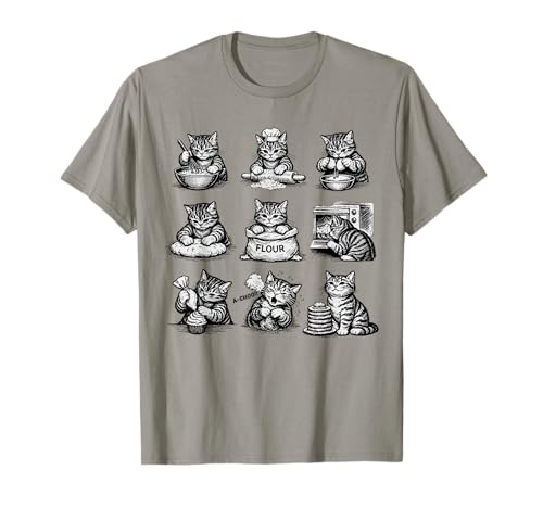 Cat Biscuits Bakery Cat Bakery Knead Em Cat Biscuits T-Shirt