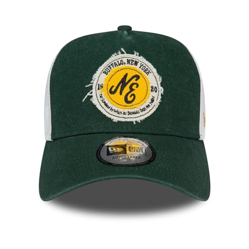 New Era Adjustable A Frame Trucker Cap Washed - vue 4