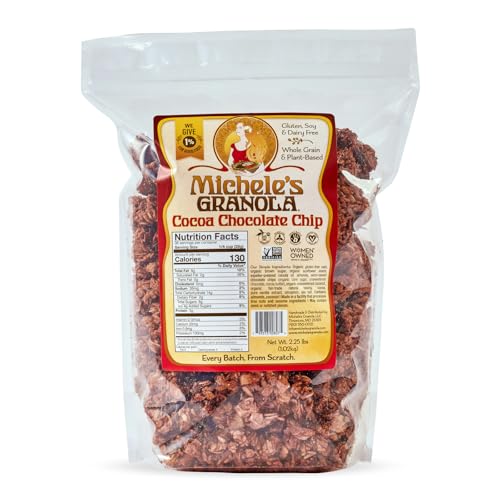 Michele's Granola Cocoa Chocolate Chip, Handmade, Whole Grain, Vegan, Gluten-Free