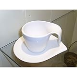 Hochwertiges, wasserdichtes Porzellan, geeignet für Mikrowellen.