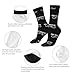 Kangweida Free Mustache Rides Comfortable Stylish Socks Breathable Durable Perfect Fashionable Socks