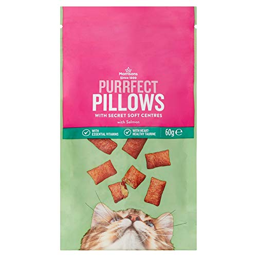 Morrisons Purrfect Pillows with Secret Soft Centres with Salmon, 60g