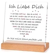 Ich Liebe Dich Geschenke für Frauen Männer, Hochzeitstag Geschenk für Brautpaar, Jahrestag Gesche...