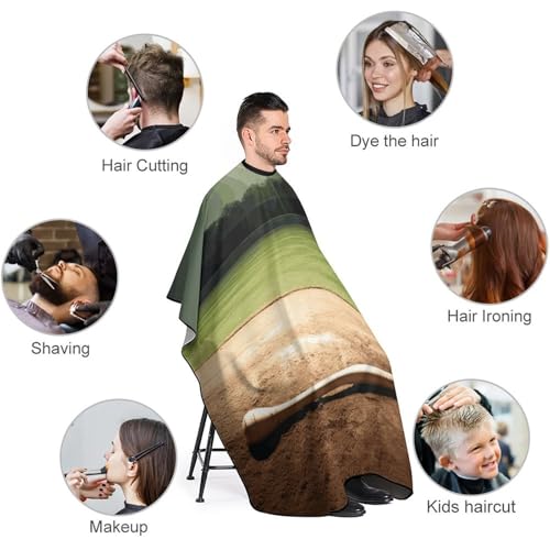 Capa impermeable para corte de cabello unisex miniatura 3