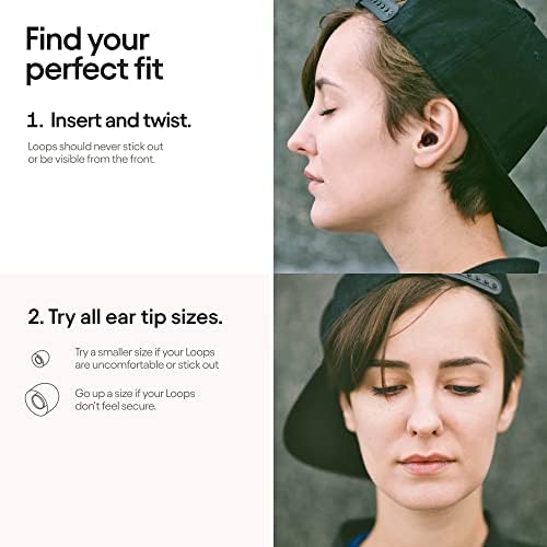 Loop Experience Plus Earplugs - High Fidelity Hearing Protection for Musicians, DJs, Drummers, Festivals, Concerts and Nightlife  18dB Noise Reduction Ear Plugs  Extra Accessories Incl - Gold