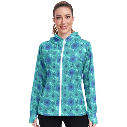 Camiseta solar de mujer para evitar quemaduras con cremallera cómoda 2