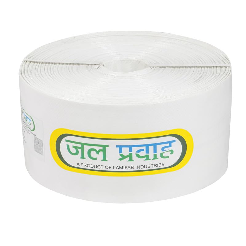 Jal Pravah HDPE lapeta tube pipe 3.5 inch 100 meter with Repair Kit | hdpe laminated woven lay flat tube | UV Protected Multi layered | Light weight, High Pressure bearing | 100 meter (3.5 inch/90mm) (B08DFF9KMB) Amazon Price History, Amazon Price Tracker