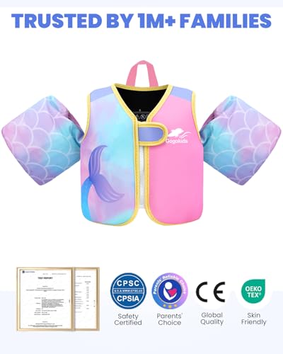 Image of Gogokids Puddle Float Jumper 33-66 Pounds, Toddler Swim Vest Kids Floaties