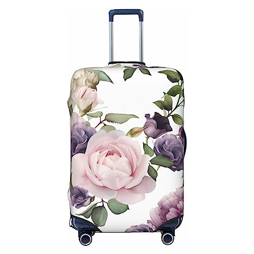 Housse de bagage rose DEHIWI pour valise 45.7-81.3 cm avec fermeture éclair