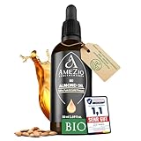 Mandelöl Bio Kaltgepresst I Für Haare, Gesicht, Körper, Haut I Mandelöl baby I 100% rein und nachhaltig I Natürlich für Kosmetik I Hautpflege I Vegan und Tierversuchsfrei I Hexanfrei I 50 ml
