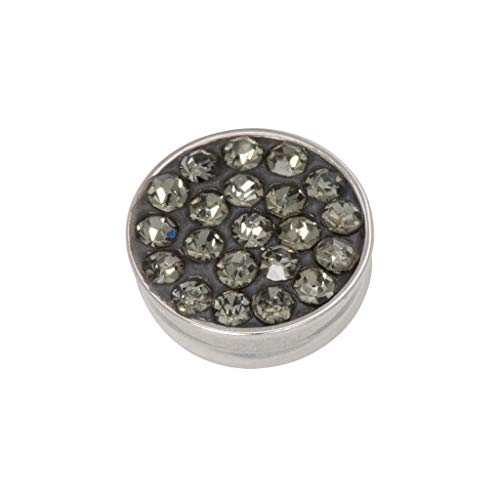 Preisvergleich Produktbild iXXXi Aufsatz TOP PART STONES black Diamond Ø 6 mm silber