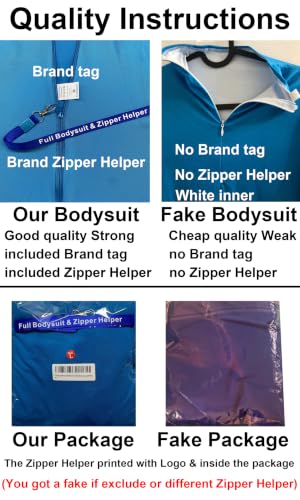 Image of Full Bodysuit Include Zipper Helper Unisex Spandex Stretch Adult Costume Zentai Disappearing Man Body Suit