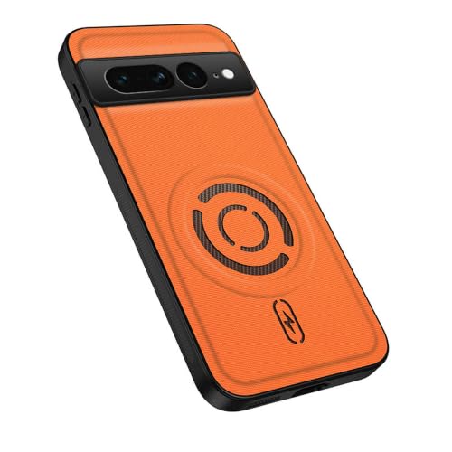 Magnetic Phone Case for Google Pixel 7 Pro, Orange