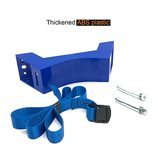 Cylinder Wall Mounted Bracket Gas Cylinder Bracket Durable ABS Gas Cylinder with Screws and Safety Chain Supported 4"-12", for 1Cylinder Pack of 1 Blue (Blue) - Thumbnail 6