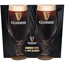 Shamrock Gift Company Guinness - Half Pint Stem Glasses - 2 Pack