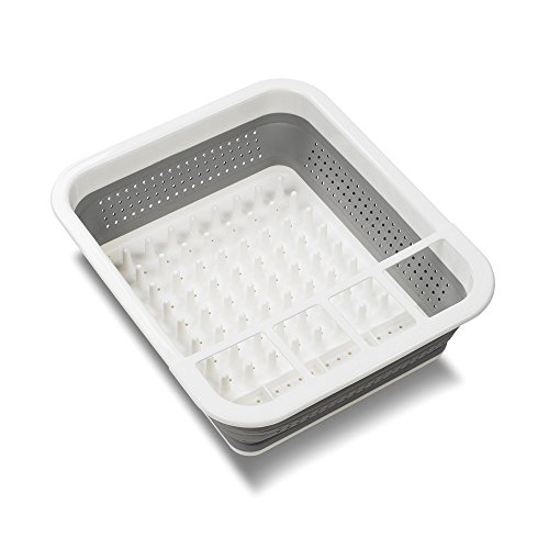madesmart Collapsible Drying Dish Rack | SINKWARE Collection | Easy Storage | BPA-Free - Thumbnail 3